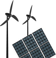 Cer Italia - Illustrazione pale eoliche